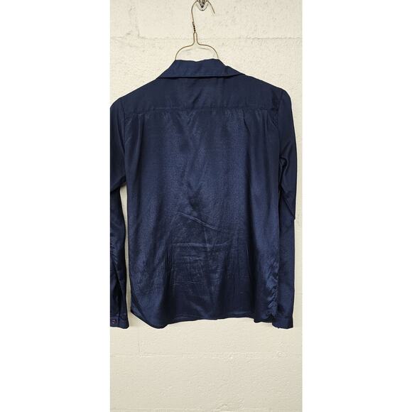 Vintage Stanley Michael NY Button up Blouse Long Sleeve Shirt Woman's Size 5/6 - Picture 4 of 6